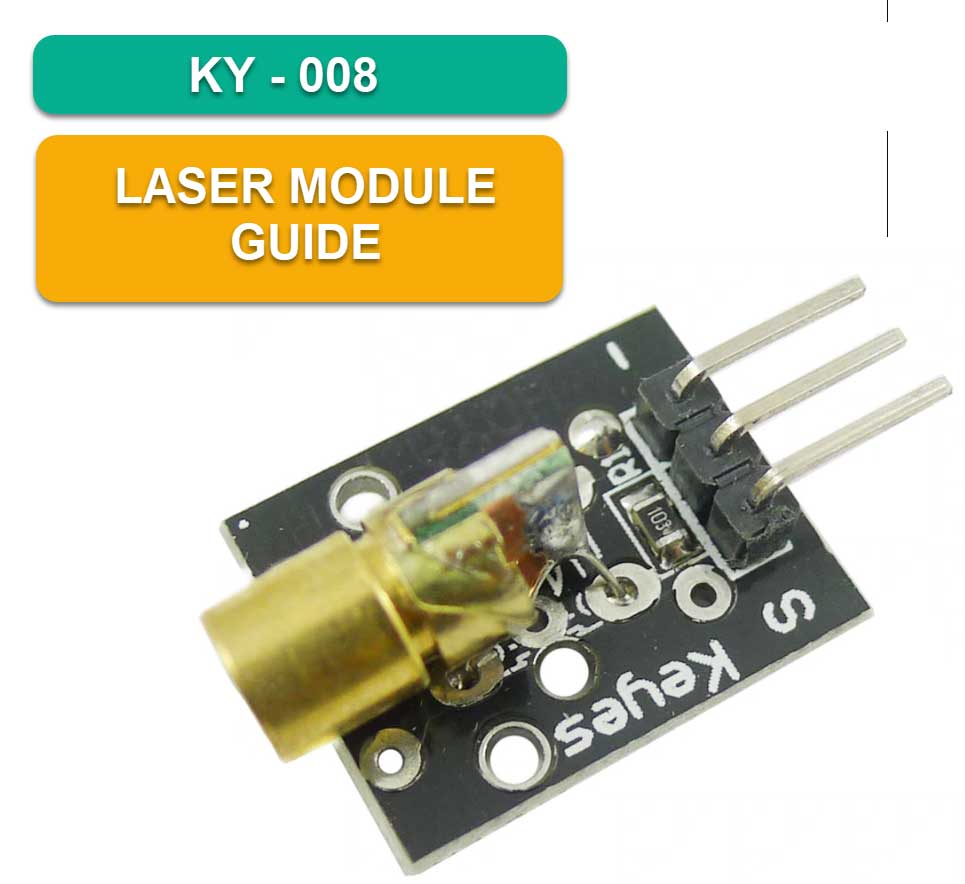 5PCS 5V Sensor-Modul-Brett für  AVR PIC KY-008 Laser-ÜbermittlerUU-z X0DE 