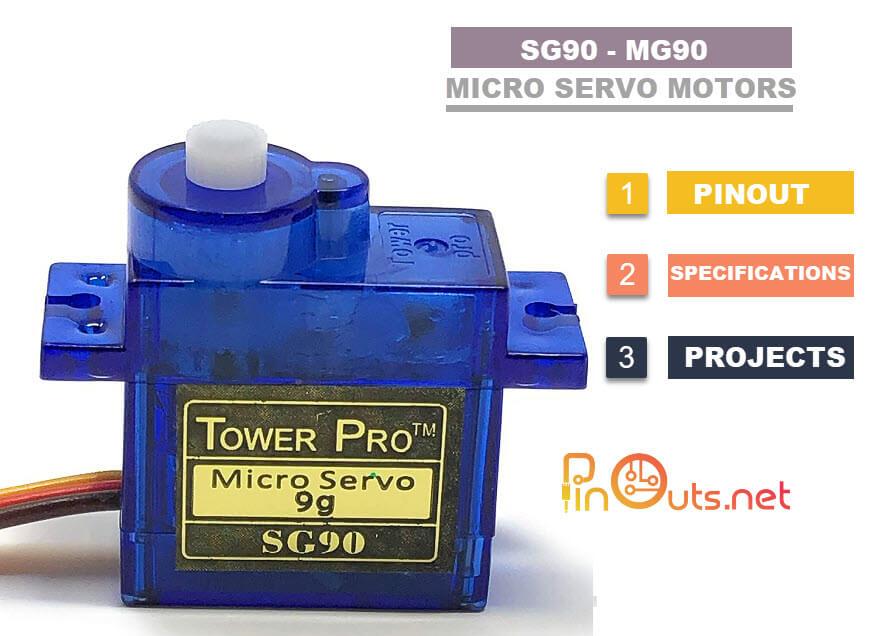 Myre udrydde Fest SG90, MG90 servo motor pinout, spec and best 10 SG90 projects